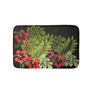 Hawaii Aloha Flower Art Print Badrumsmatta