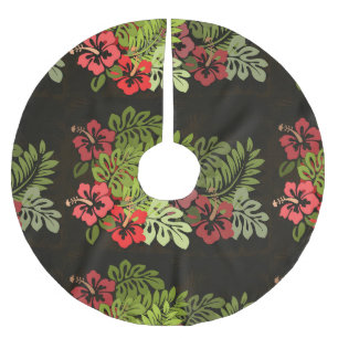 Hawaii Aloha Flower Art Print Julgransmatta Borstad Polyester