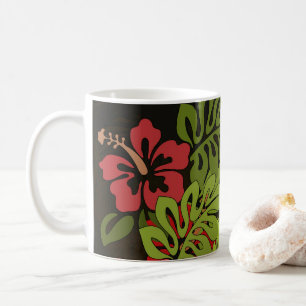 Hawaii Aloha Flower Art Print Kaffemugg