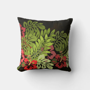 Hawaii Aloha Flower Art Print Kudde