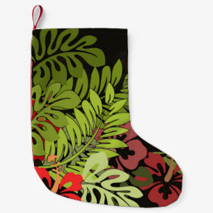 Hawaii Aloha Flower Art Print Liten Julstrumpa