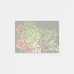 Hawaii Aloha Flower Art Print Post-it Block