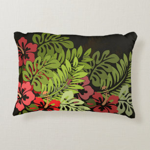 Hawaii Aloha Flower Art Print Prydnadskudde