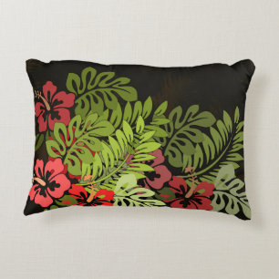 Hawaii Aloha Flower Art Print Prydnadskudde