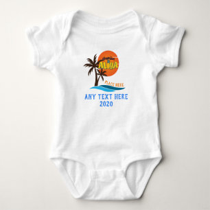 Hawaii Aloha Handflatan Träd Beach Match T Shirt