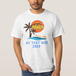 Hawaii Aloha Handflatan Träd Beach T Shirt
