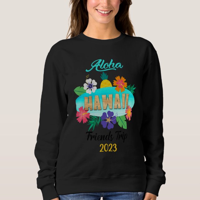 Hawaii Aloha Hawaiian Family Trip 2023_13 T Shirt (Framsida)