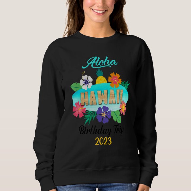 Hawaii Aloha Hawaiian Family Trip 2023_23 T Shirt (Framsida)