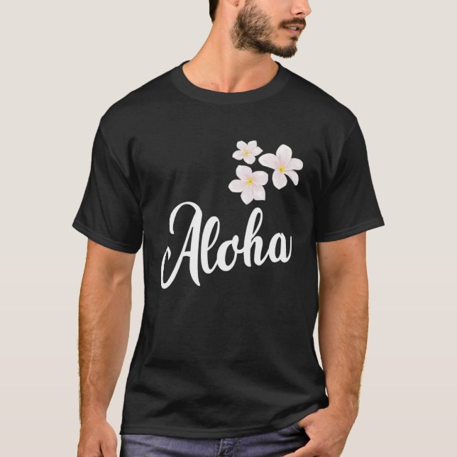Hawaii Aloha Hibiscus Hawaiian Party 13 T Shirt (Framsida)