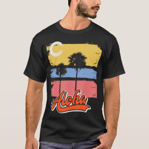 Hawaii Aloha Hibiscus Hawaiian Party T Shirt