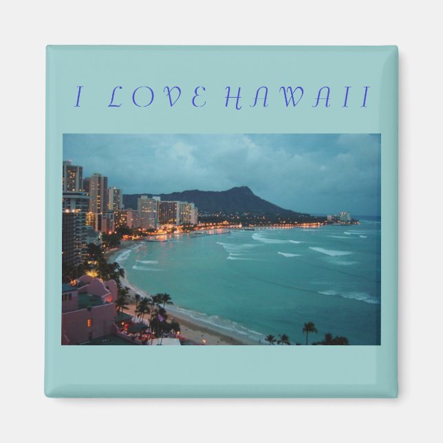 HAWAII ALOHA-INSAMLING MAGNET (Framsidan)