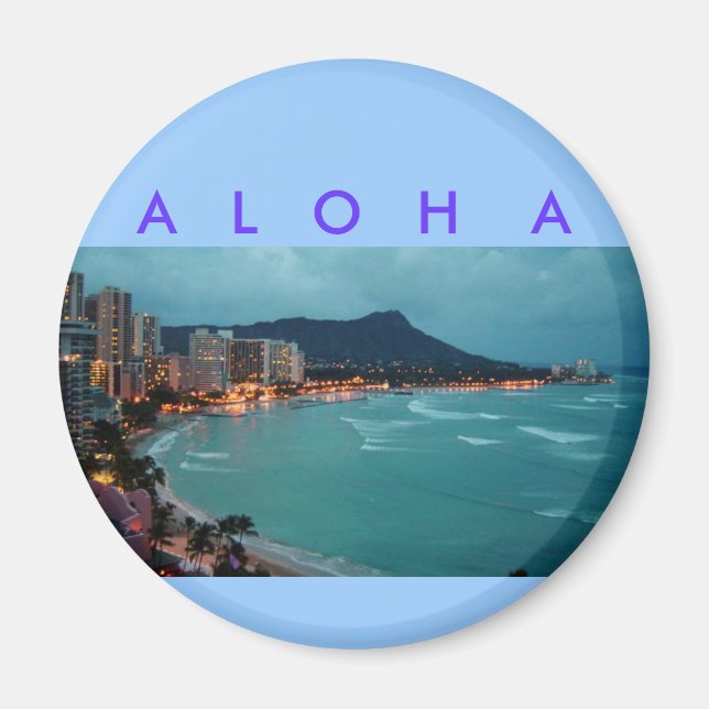 HAWAII ALOHA-INSAMLING MAGNET (Framsidan)