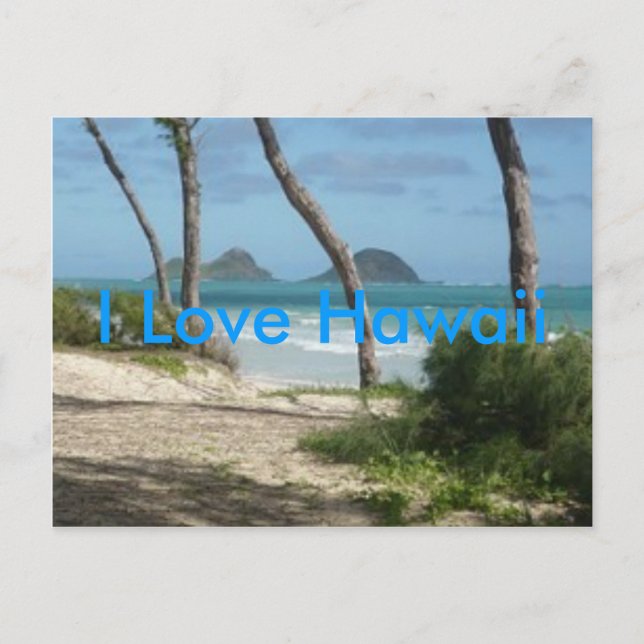 HAWAII ALOHA-INSAMLING VYKORT (Framsida)