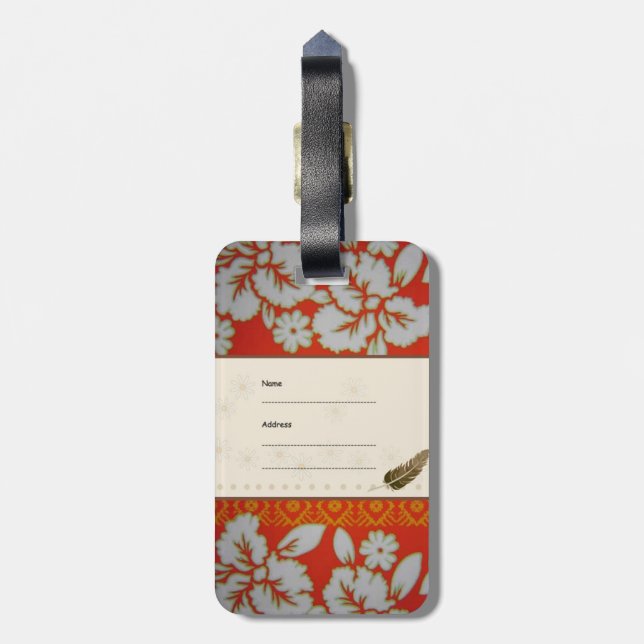 HAWAII ALOHA-KOLLEKTION BAGAGEBRICKA (Baksidan Lodrät)