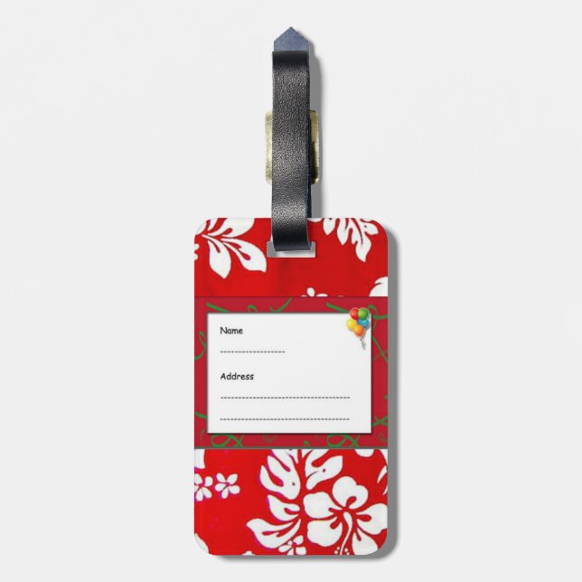 HAWAII ALOHA-KOLLEKTION BAGAGEBRICKA (Baksidan Lodrät)