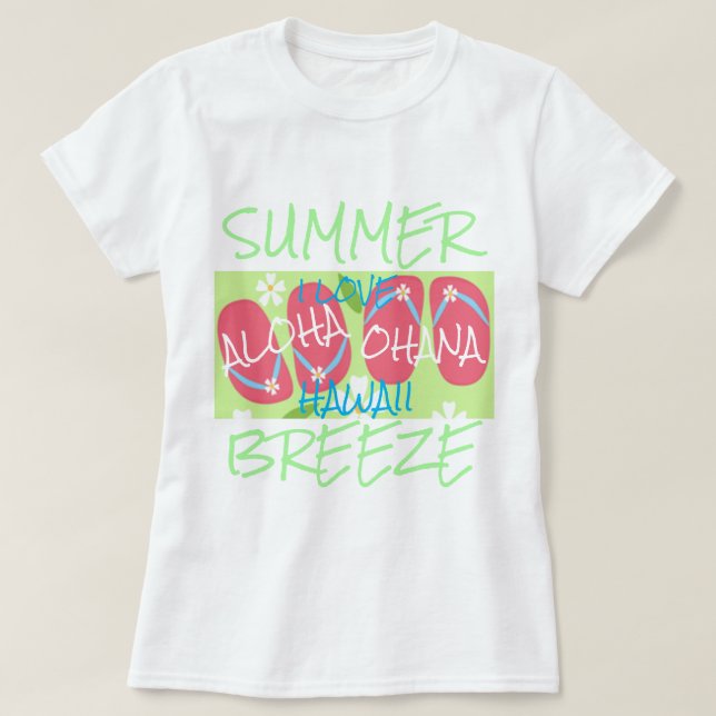 Hawaii Aloha Kollektion  T-Shirt (Design framsida)
