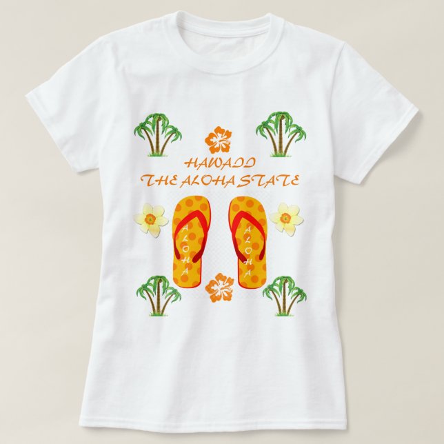 Hawaii Aloha Kollektion T Shirt (Design framsida)