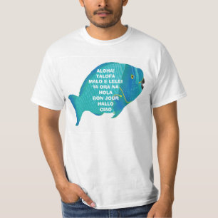 Hawaii Aloha papegojafisk T Shirt