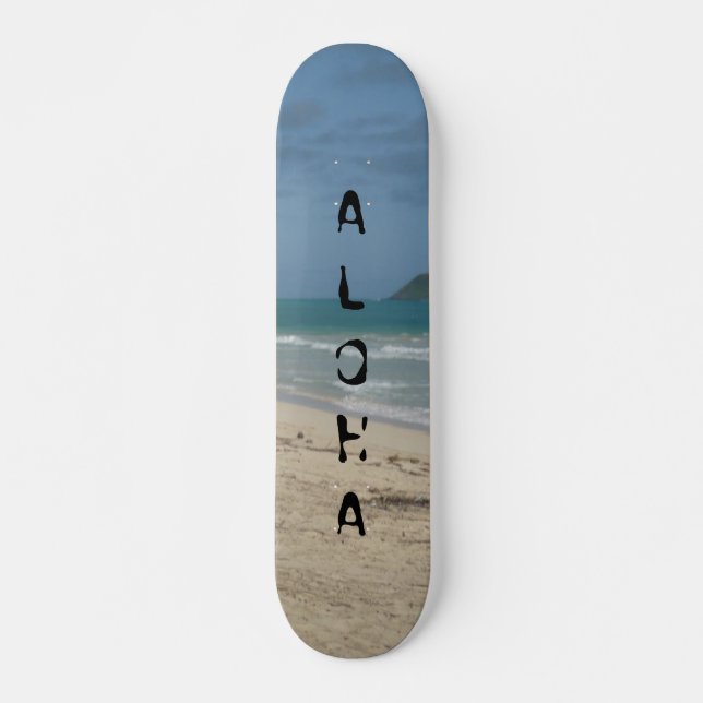 HAWAII ALOHA SAMLING OLD SCHOOL SKATEBOARD BRÄDA 21,6 CM (Framsida)
