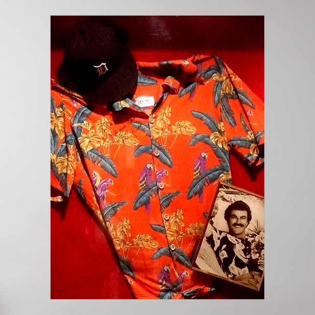 Hawaii Aloha Shirt Tom Poster (Framsidan)