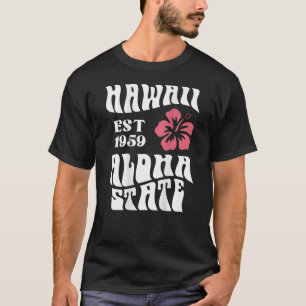 Hawaii Aloha State 1971 ,Aesthetic Beach Summer T Shirt