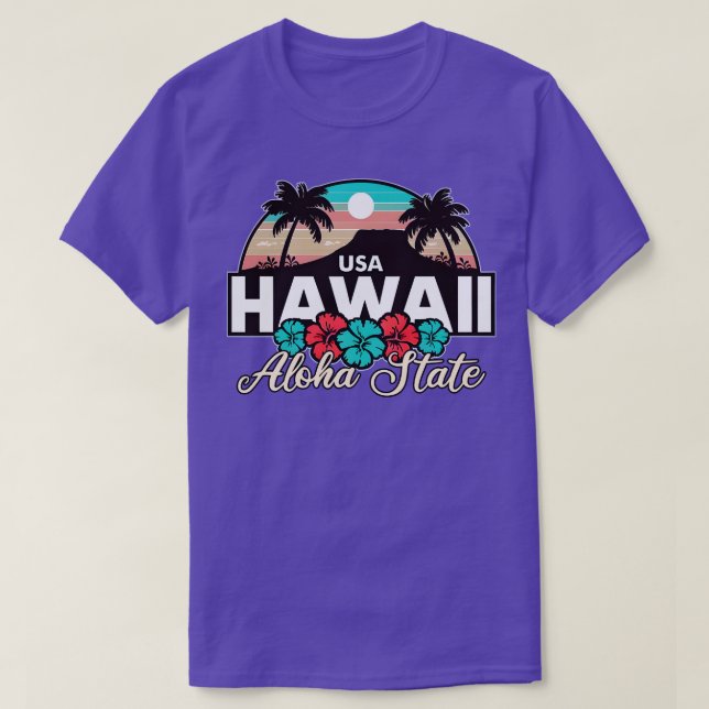 Hawaii Aloha State TShirt 3 T Shirt (Design framsida)