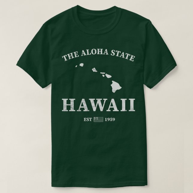 Hawaii, Aloha-staten T Shirt (Design framsida)