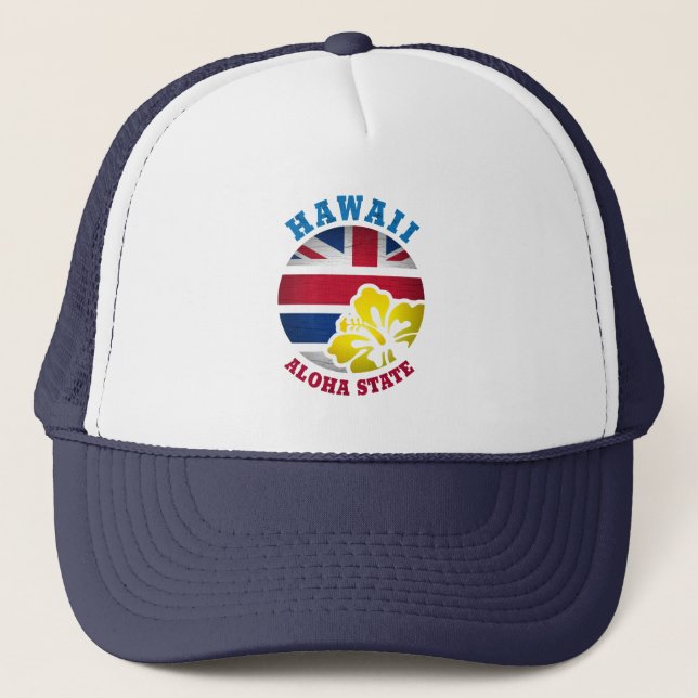 HAWAII ALOHA STATFLAGG KEPS (Framsida)