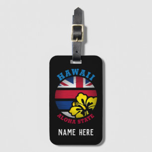 HAWAII ALOHA STATLIG FLAGGA BAGAGEBRICKA
