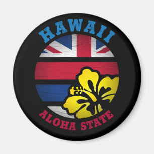HAWAII ALOHA STATLIG FLAGGA MAGNET