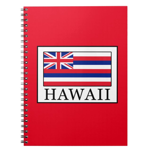 Hawaii Anteckningsbok Med Spiral (Framsidan)