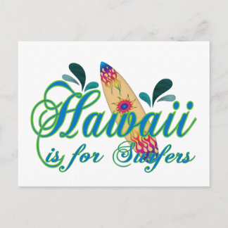 Hawaii är för Surfers Vykort