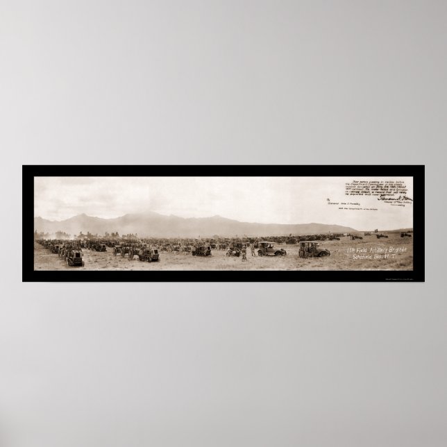 Hawaii Artillery Photo 1921 Poster (Framsidan)