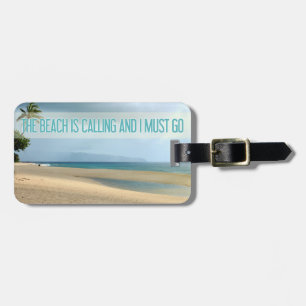 Hawaii Beach Beach anropar foto Bagagebricka