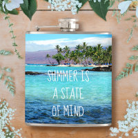 Hawaii Beach Handflatan Träd sommar är ett sinnest