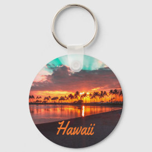 Hawaii Beach Hawaiian Islands Nyckelring