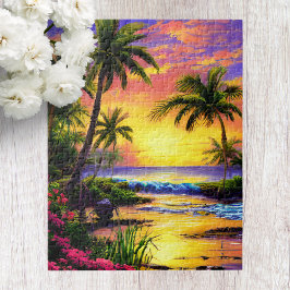Hawaii Beach Scenery Jigszle Puzzle Pussel