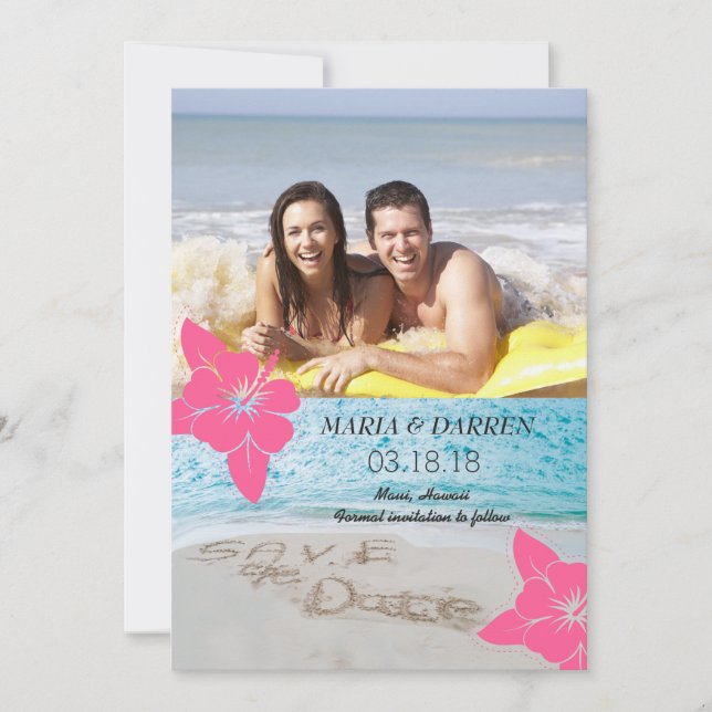 Hawaii Beach Spara datumet (Framsida)
