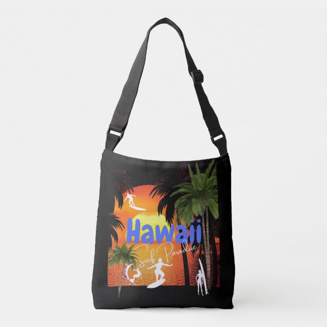 Hawaii Beach Surf Shop Axelväska (Framsida)
