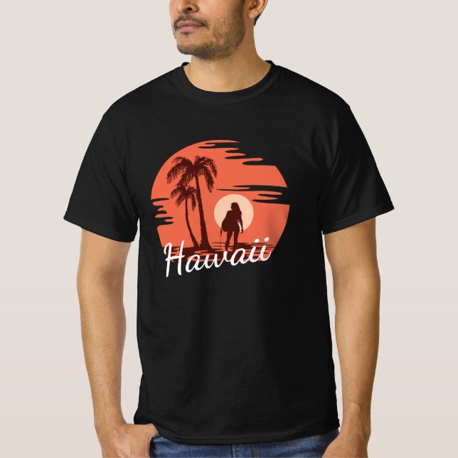 Hawaii Beach T Shirt (Framsida)