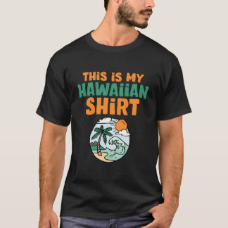 Hawaii Beaches Luau Aloha Hibiscus Flower Hawaiian T Shirt