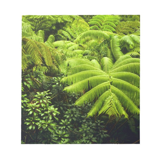Hawaii, Big Island, Frodig tropisk grönska i 2 Anteckningsblock (Framsida)