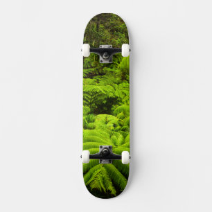 Hawaii, Big Island, Frodig tropisk grönska i Old School Skateboard Bräda 18 Cm