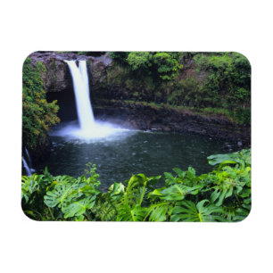 Hawaii, Big Island, Hilo, Rainbow Falls, Frodigt Magnet