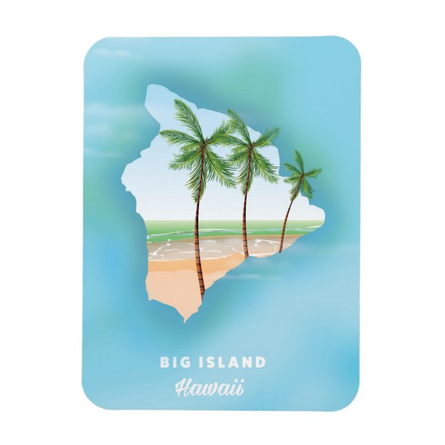 Hawaii Big ö Magnet (Vertikal)