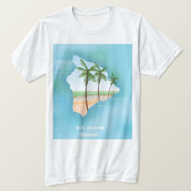 Hawaii Big ö T Shirt (Design framsida)