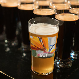 Hawaii Bird of Paradise Plant Blommigt Glaskopp