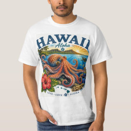 Hawaii Bläckfisk T Shirt