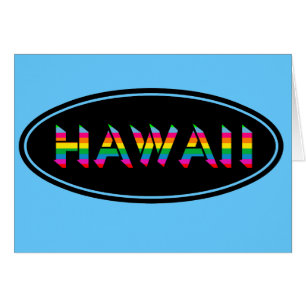 Hawaii blåttroligt OBS kort