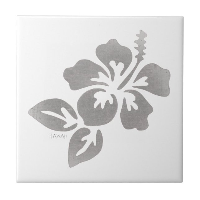 Hawaii blomma kakelplatta (Framsidan)